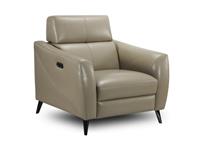 Nest Hugo Power Armchair in Light Coffee with Black Metal Legs RRP £1599