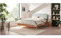 DFS Eve Sleep Upholstered Double Bed Frame in Dutton Sea Foam RRP £999