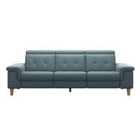 Stressless Anna 3-Seater Sofa with 2 Power Seats Paloma Teal Blue RRP £9089