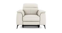 DFS Tahiti Power Recliner Armchair Fossil Leather Stain-Resistant RRP £899