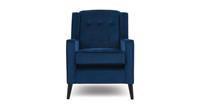 DFS Skyla Wing-Back Occasional Accent Armchair in Royal Blue RRP £599