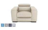 DFS Wander Power Recliner Armchair Marex Grey Leather RRP £899