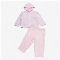 Marks And Spencer, Tracksuit Light Pink Polka Dot Lining, 9-12 Months DB4E185...
