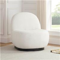 Dusk Peyton Ivory Boucle Accent Chair RRP &pound;206