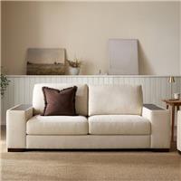 Dusk Lyon Speckled Sand Boucle 3 Seater Sofa RRP &pound;899