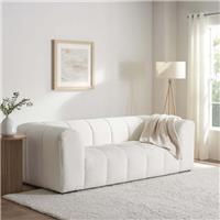 Dusk Manhattan Off White Boucle 3 Seater Sofa RRP &pound;809
