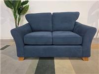 Marks and Spencer M&S Abbey Navy Aquaclean Chenille 2 Seater Sofa RRP £999