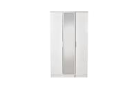 DFS Grasmere White Triple Mirrored Wardrobe RRP 549