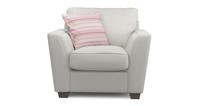 DFS Sophia Cream Combination Basket Weave Armchair RRP £599