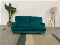 Marks & Spencer Rochester 3 Seater Sofa Teal Aquaclean Velvet RRP £1499
