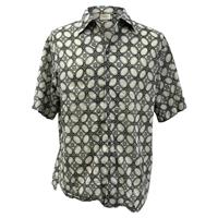 Gucci Printed Short Sleeved Shirt in Multicolor Cotton - EU54 Regular