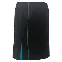 Balenciaga Slit Detail Mini Skirt in Black Viscose - EU38 Regular