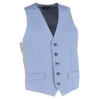 Alexander Mcqueen Buttoned Vest in Blue and Grey Wool - IT48 Regular