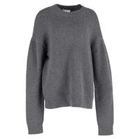 Balenciaga Knitted Crewneck Sweater in Grey Wool - FR46 Regular