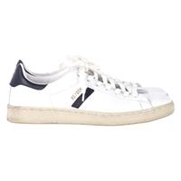 Re/Done 70s Tennis Sneakers in White Leather