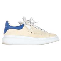 Alexander McQueen Oversized Sneakers in White Leather
