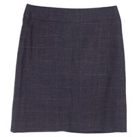 See by Chlo Plaid Mini Skirt in Navy Blue Cotton - FR34 Regular