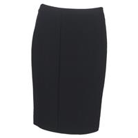 Boss by Hugo Boss Panelled Knee-Length Pencil Skirt in Black Wool - UK12 Regular
