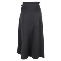 Moncler Scrunched Waist Midi Skirt in Black Polyester - IT40 Regular