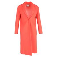 Hugo Boss Single-Breasted Coat in Orange Wool - UK6 Regular