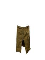 Vetements Belted Asymmetric Skirt in Brown Cotton - XS Regular