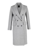 Weekend Max Mara Double-Breasted Coat in Grey Wool - S Regular