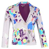 Etro Printed Blazer in Multicolor Cotton - EU44 Regular