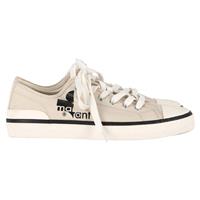 Isabel Marant Binko Trainers In Beige Canvas