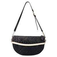 Dior Vibe Medium Hobo Bag in Black Cannage Lambskin Leather