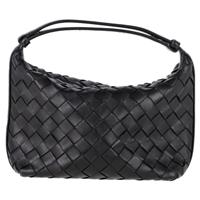 Bottega Veneta Wallace Shoulder Bag in Black Leather