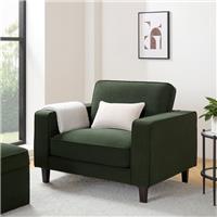 Dusk Soho Loveseat Armchair Dark Olive RRP &pound;809