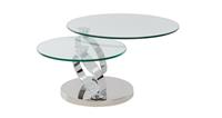 DFS River Coffee Table Polished Silver RRP £779