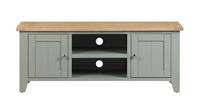 DFS Sloane Oak & Painted Acacia TV Stand RRP £349