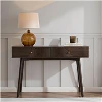 Dusk Dora Walnut 2 Drawer Dressing Table Console RRP &pound;260