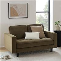 Dusk Sloane Olive Velvet 2 Seater Sofa RRP &pound;636