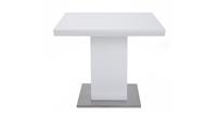 DFS Monochrome White High Gloss & Chrome Lamp Table RRP £249