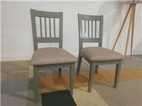 DFS Sloane Painted Acacia Set of 2 Dining Chairs RRP &pound;278