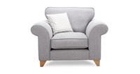 DFS Angelic Cotswold Plain Ash Flat Weave Armchair RRP &pound;509