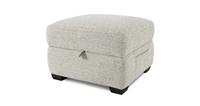 DFS Nestlebury Oyster Fabric Storage Footstool RRP &pound;299