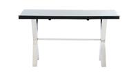 DFS Orissa Black Reclaimed Wood & Silver Console Table RRP &pound;599