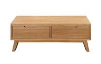 DFS Filip Solid Oak 2 Drawer Storage Coffee Table RRP &pound;279