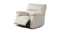 DFS Caydance Cream Flat Weave Fabric Power Recliner Chair RRP &pound;749