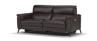 Sofology Illinois Brown Leather 3 Seater Dual Power Recliner Sofa RRP &pound;2199