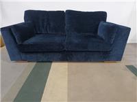 Marks and Spencer M&S Ferndale Navy Chenille Large 3 Seater Sofa RRP &pound;1199