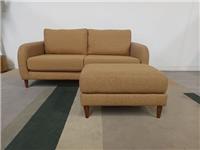 Marks and Spencer M&S Mia 3 Seater Sofa & Footstool Ochre House Weave RRP &pound;1019