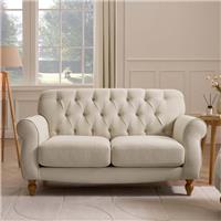 Dusk Hebden Cream Linen 2 Seater Sofa RRP &pound;589