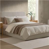 Dusk Ascot Natural Linen Super King Ottoman Storage Bed RRP &pound;369