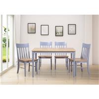 Big Furniture Warehouse Kent Natural Oak & Grey 6 Seater Dining Table RRP &pound;269