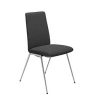 Stressless Laurel D300 Calido Dark Grey Fabric Low Back Dining Chair RRP &pound;479