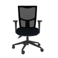 Posturite Homeworker Black Mesh Back Chair with Hard Floor Castors RRP &pound;401